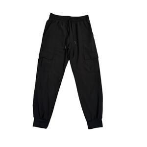 Libin Cargo Joggers Lightweight Quick Dry Black Pants Athletic Lounge Size Small